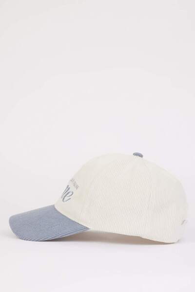 DeFacto Kadın Nakışlı Kadife Cap Şapka E3775AX25SM