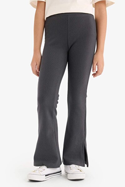 DeFacto Kız Çocuk Fitilli Kaşkorse İspanyol Paça Uzun Boy Tayt D9651A825SM