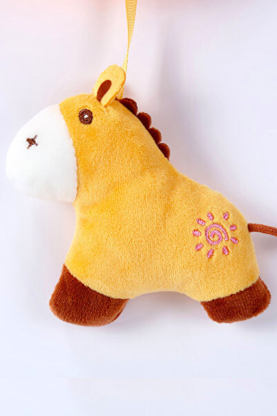 İnşirah Concept Beşik Dönence Bebek Hayvan Figürlü Keçe Dönence Çıngıraklı Peluş Çocuk Odası Arabası Dişlik