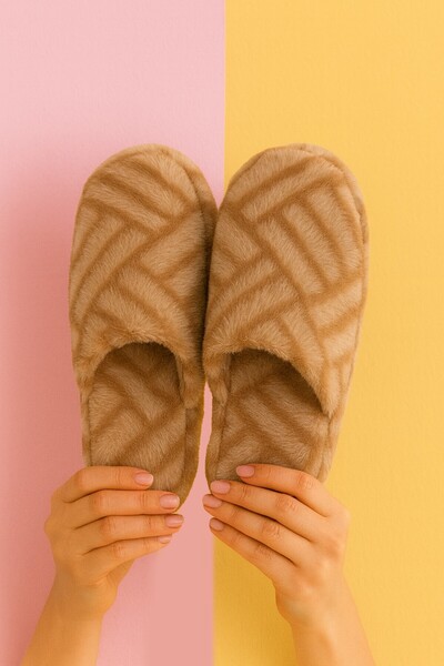 Moda Frato Papuci de casă pentru femei TERRA Papuci de iarnă confortabili de ...