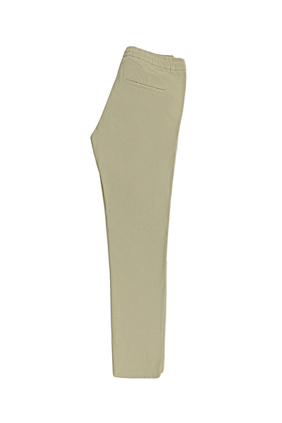 Abdullah Kiğılı Παντελόνι με κορδόνι με ελαστική μέση Lycra Slim Fit