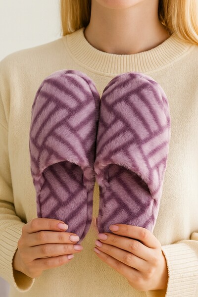 Moda Frato TERRA Kapalı Kadın Ev Terliği Günlük Rahat Kışlık Terlik