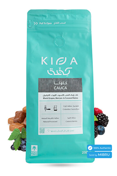 KIFFA Coffee Beans Colombia Cauca 250g – Natural Roasted , Unground, Specialt...