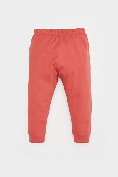 DeFacto Erkek Bebek Pijama Takımı Araç Baskılı Uzun Kollu Penye Üst Beli Lastikli Uzun Alt E0758A525SP