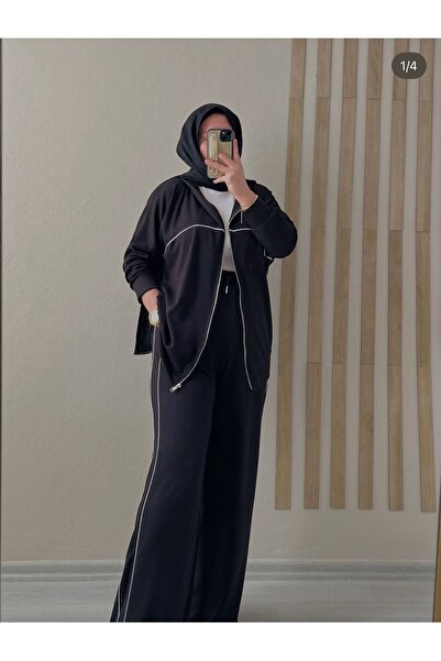 onlymoon Γυναικείο μαύρο σετ από 100% βαμβάκι στο κάτω μέρος |   Άνετη εφαρμογή Lycra |   Χρήση για 4 εποχές |   Κομψό και άνετο