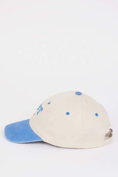 DeFacto Erkek Çocuk Nakışlı Jean Cap Şapka D8391A825SM