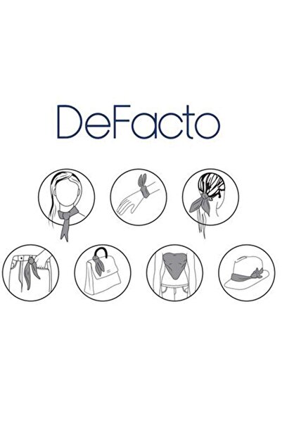 DeFacto Kadın Vual Tesettür Şal E9468AXNS