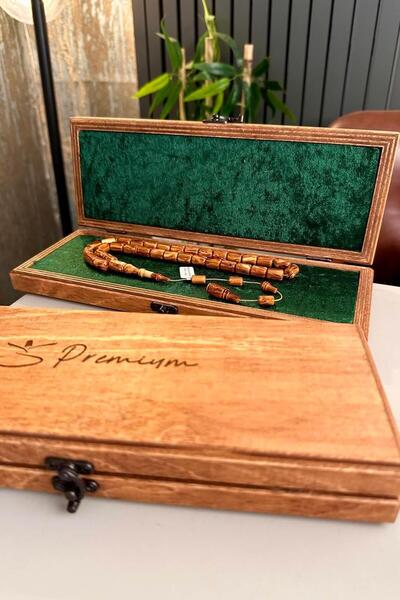 dergah tesbih Premium El işçiliği Bambu Ahşap Kutu