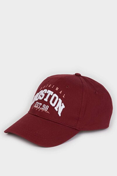 DeFacto Kadın Etiket Baskılı Dokuma Beyzbol Basketbol Şapkası D9480AX25SM