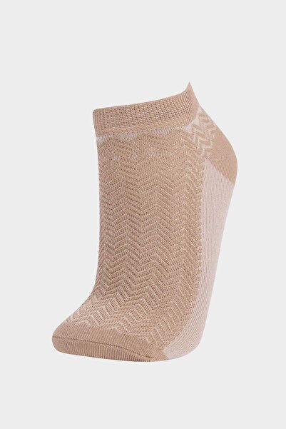 DeFacto Дамски пакет от 5 чифта памучни чорапи E9751AXNS
