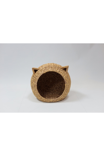 Naturel Home Bohem Su Sümbülü Büyük Kedi Evi Iskandinav, Modern, Rattan