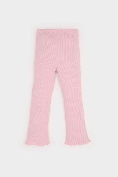 DeFacto Kız Bebek 2'li Takım Leopar Desenli Uzun Kollu Tişört Beli Lastikli Tayt E5467A525SP