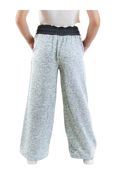 Denokids Girl's Soft Gray Trousers