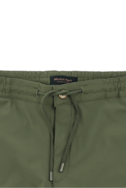 Abdullah Kiğılı Παντελόνι με κορδόνι με ελαστική μέση Lycra Slim Fit