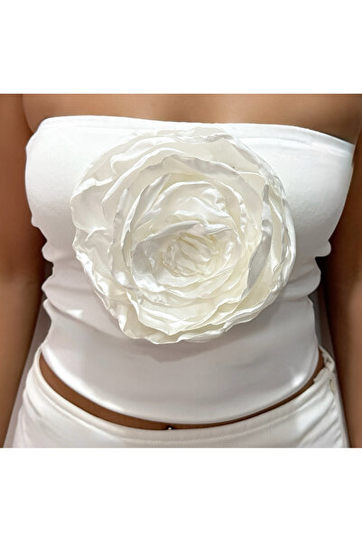 quella atelier Floral Bride Bustier Top