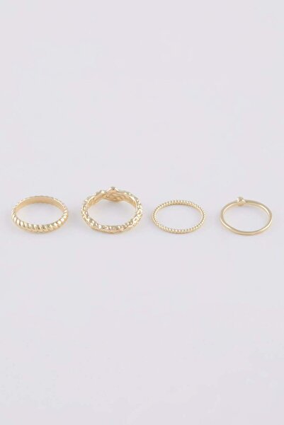 DeFacto Kadın 4'lü Gold Yüzük E3055AXNS