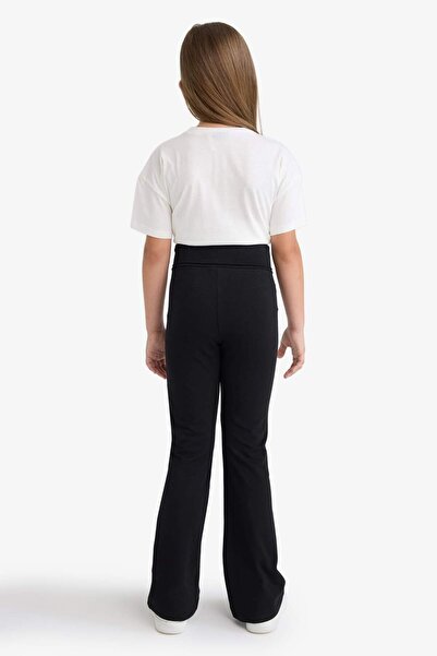 DeFacto Kız Çocuk Basic Düz İspanyol Paça Tayt E1839A825SM