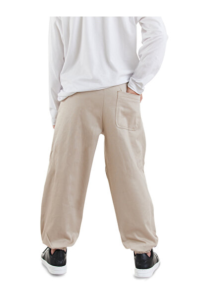 Denokids Boy's Beige Gabardine Pants