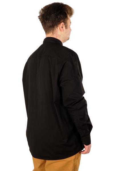 ModeXL Cămașă clasică pentru bărbați de marime mare Mode Xl Lycra 20351 Negru