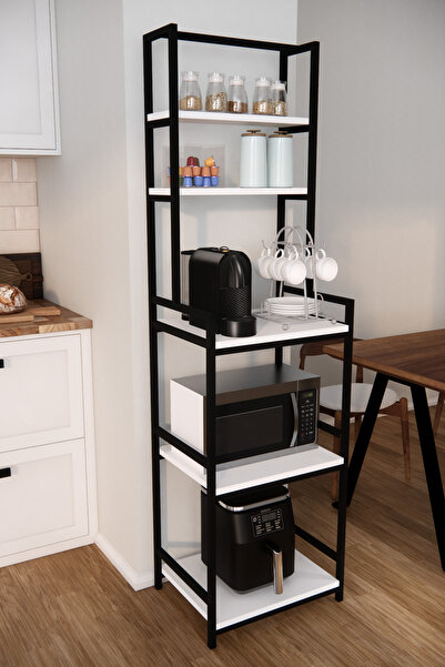 Phobia Çok Amaçlı Dolap Mutfak Rafı Mikrodalga Fırın Rafı Airfry Dolabı Organizer Kahve Köşesi 613