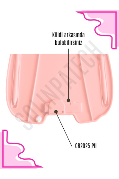 SolinpaTech Pembe Tavşan Lcd Çizim Tableti – Eğitim Ve Yaratıcılık Için Renkli Ekranlı Dijital Tahta