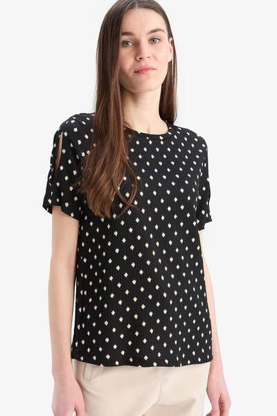 DeFacto Μπλουζάκι με κοντό μανίκι με κοντό μανίκι με κοντό μανίκι E7324AX25SM