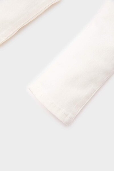 DeFacto Erkek Bebek Basic Düz Beyaz Jean Pantolon E1854A525SP