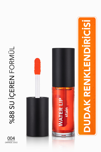 Flormar Kalıcı Mat Dudak Tint'i (turuncu) - Water Lip Stain - 004 Orange Juice - 8682536042192