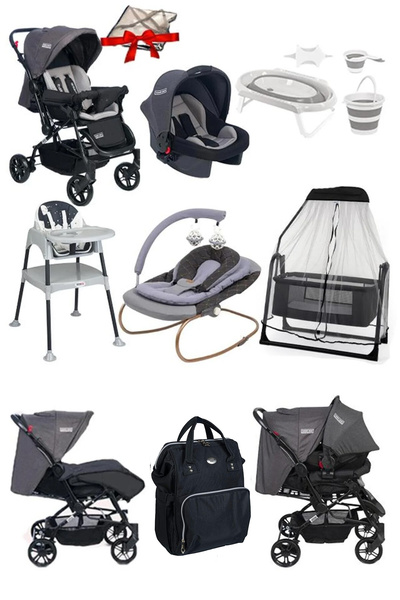 Tommybaby 12 Parça Çeyiz Seti Bebek Arabası Puset Beşik Anakucağı Mama Sandal...