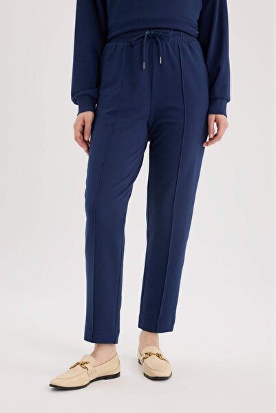 DeFacto Harem Basic Düz Sweatshirt Kumaşı Pantolon D9363AX25SP