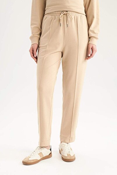 DeFacto Harem Basic Düz Sweatshirt Kumaşı Pantolon D9363AX25SP