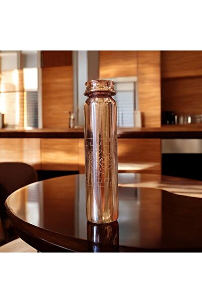 Bakır Center Bakır Matara Erzurum Bakır Su Matarası Bakır Sürahi Bakır Su Şişesi 550 ML Bakır Termus