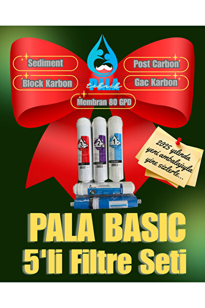 BASIC 5 Filtreli Ambalajında Kapalı Kasa Su Arıtma Cihazı Filitresi Seti