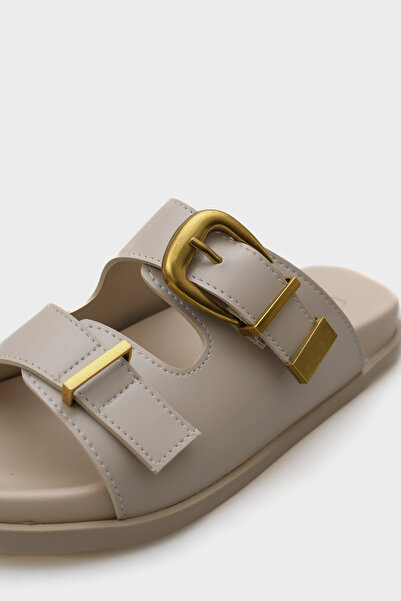 Capone Outfitters Maryl Double Buckle Women's Comfort Slippers