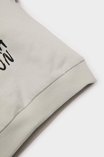 DeFacto Erkek Bebek Bisiklet Yaka Baskılı Sweatshirt E5936A525SP