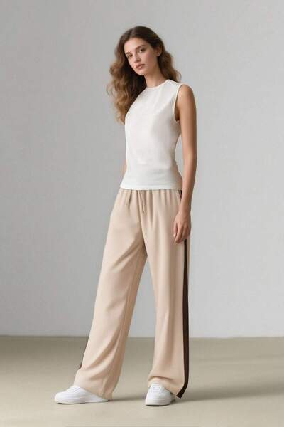 DeFacto Coool Wide Leg Pocket Normal Waist Wide Leg Palazzo Pants E7747Ax25Sp