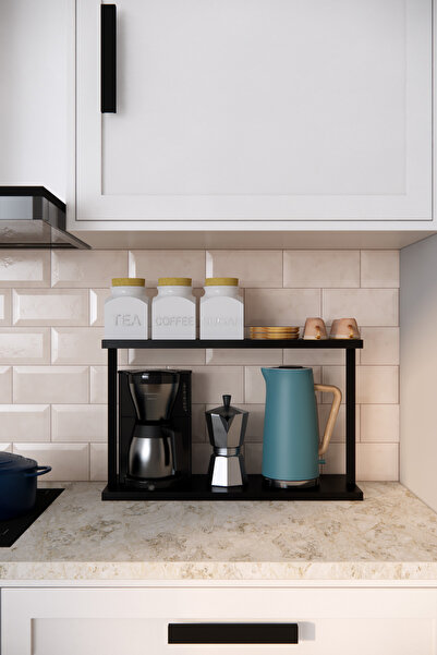 Phobia Mutfak Rafı, Düzenleyici, Kahve Köşesi, Baharatlık, 2 Yüksek Raflı Tez...