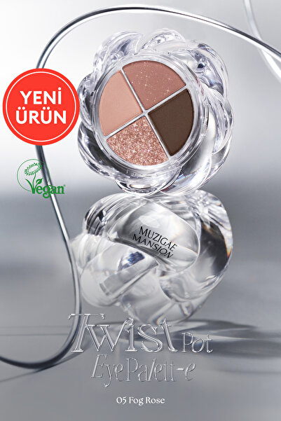 Muzigae Mansion İpeksi Dokulu 4'lü Far Paleti MUZIGAE MANSION Twist Pot Eye P...