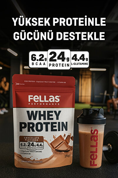 Fellas Whey Protein Tozu Çikolata Aromalı 175 g