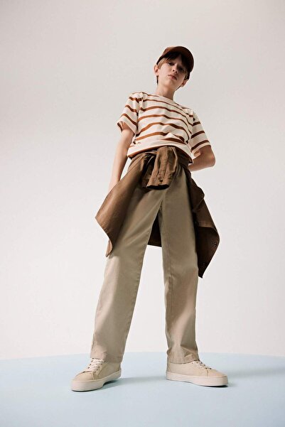 DeFacto Boy's Standard Leg Gabardine Trousers D7679A825Sp