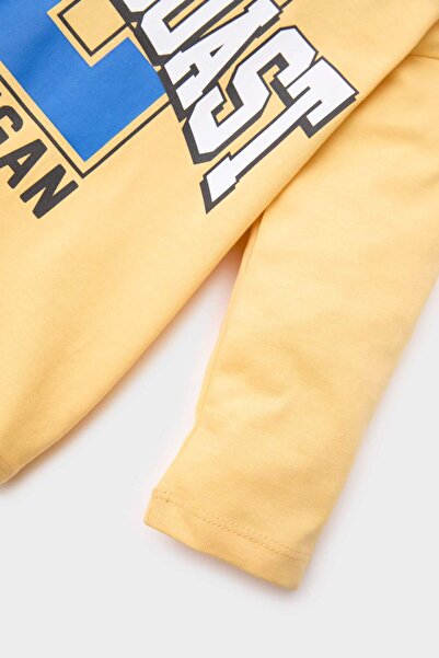 DeFacto Baby Boys kerékpáros nyakú nyomott hosszú ujjú póló E3655A525SP