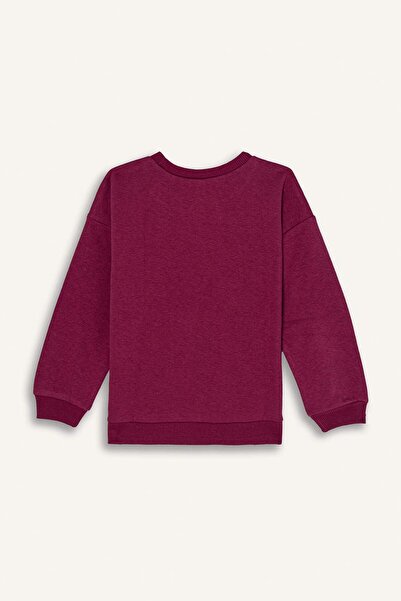 DeFacto Kız Bebek Bisiklet Yaka Baskılı Sweatshirt D1539A524AU