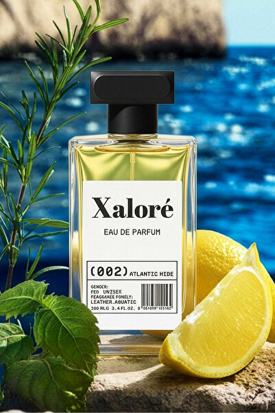 Xalore Eau De Parfume Ocean Leather Atlantic Hide 002 100 ML Unisex Fresh Deri
