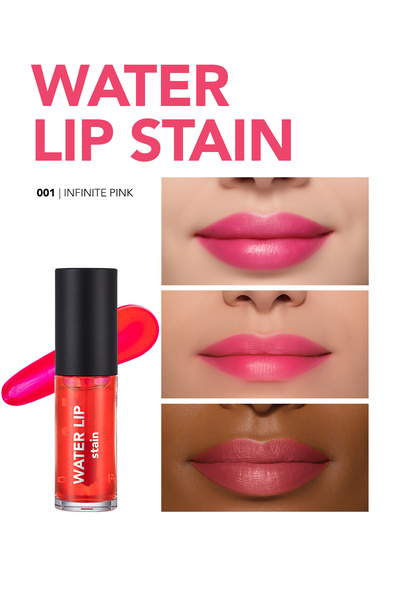 Flormar Kalıcı Mat Dudak Tint'i (PEMBE) - Water Lip Stain - 001 Infinite Pink - 8682536042161