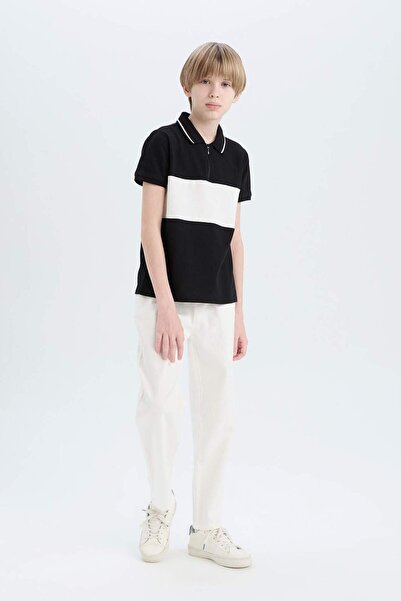 DeFacto Erkek Çocuk Carrot Fit Havuç Kesim Standart Paça Gabardin Pantolon E2218A825SM