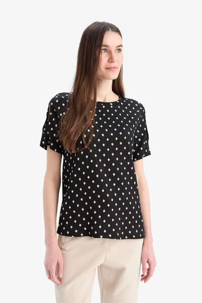 DeFacto Μπλουζάκι με κοντό μανίκι με κοντό μανίκι με κοντό μανίκι E7324AX25SM