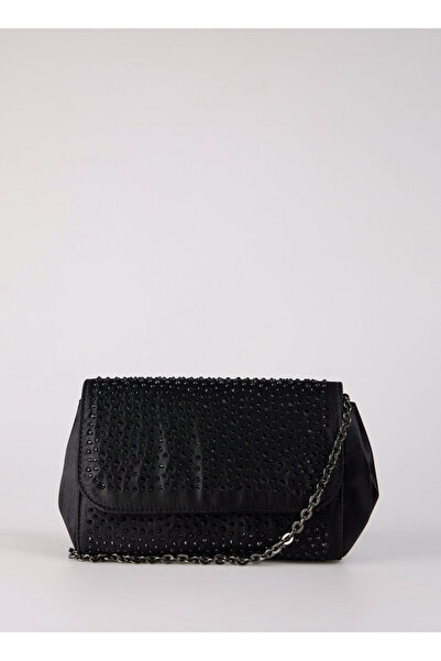 Fabrika Siyah Kadın 22x13x7 cm Omuz Çantası VERA-TERRY