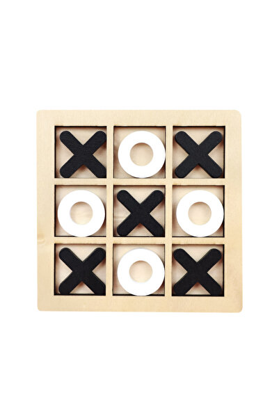 Choice لعبة ألغاز تيك تاك تو الخشبية السوداء للاعبين اثنين، لعبة لوحية تفاعلي...