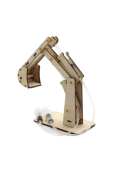 Choice 3 Wooden Hydraulic Excavator Model Children's Educational Toys Wooden ...