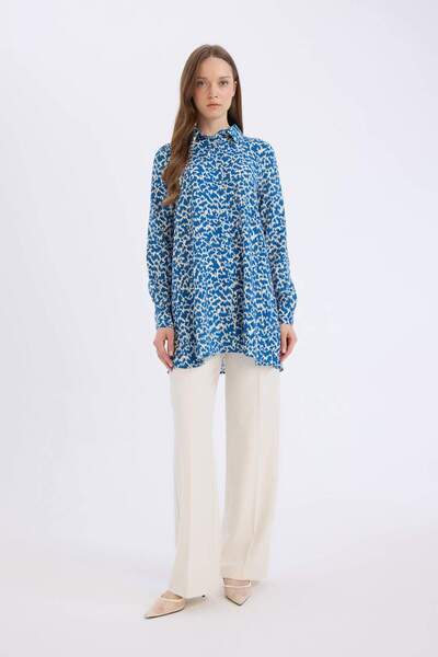 DeFacto Cămașă hijab cu mânecă lungă cu model Regular Fit Tunica Z5833AZ25SP